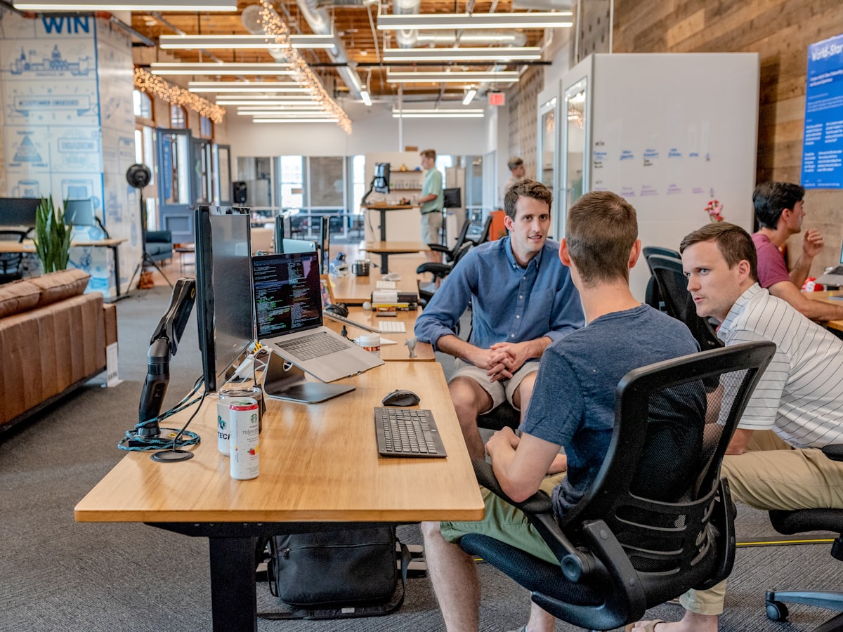 Creatives collaborating